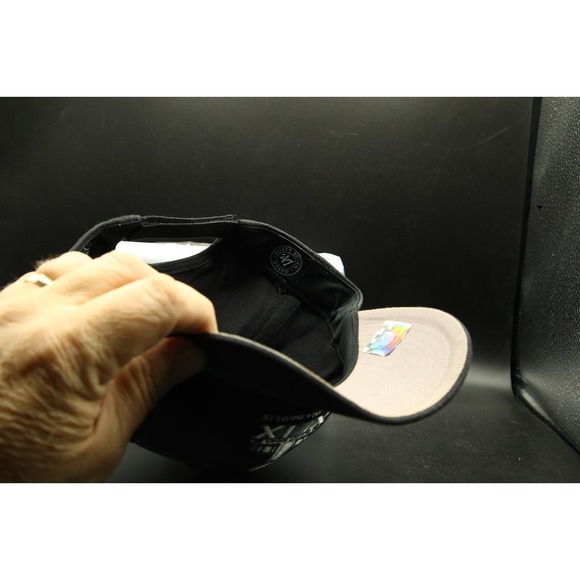 Super Bowl XLIX Black Hat, Forty Seven Brand, Adjustable Hook and Loop Back - Picture 4 of 6
